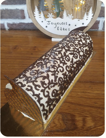 Bûche Caramel Spéculoos