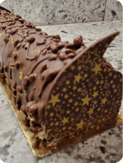 Bûche Praliné Dulcey