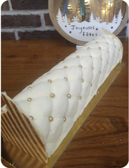 Bûche Vanille Pomme Tatin