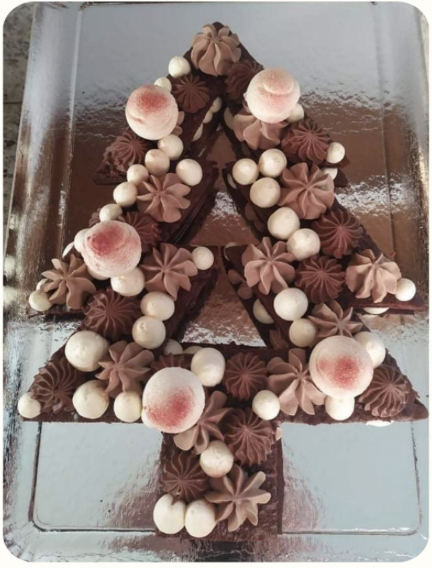 Christmas Cake 3 Chocolats