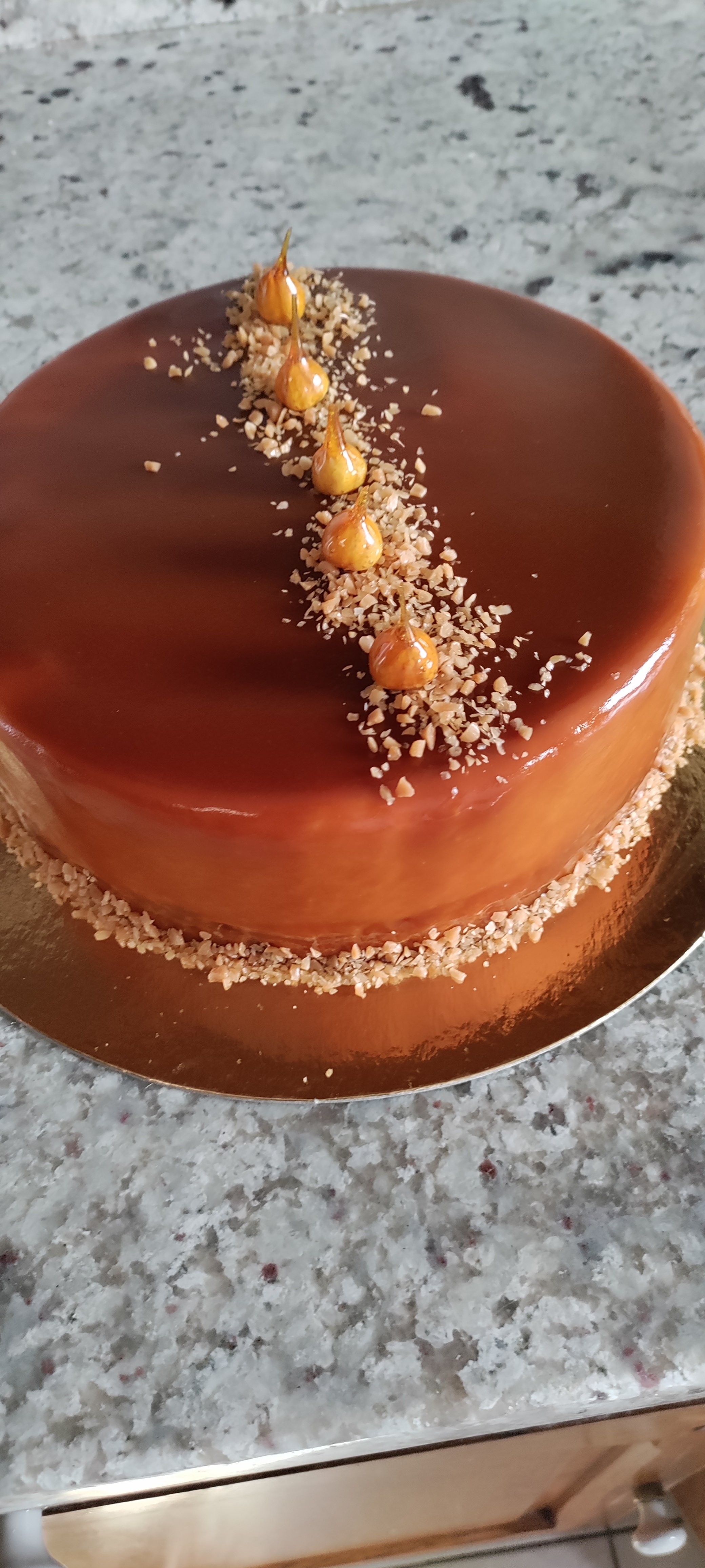 Entremet Caramel Insert Vanille